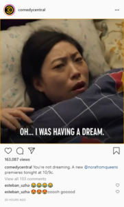 Instagram video with captions